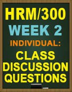 HRM/300 WK2 HR Ethics Scenarios